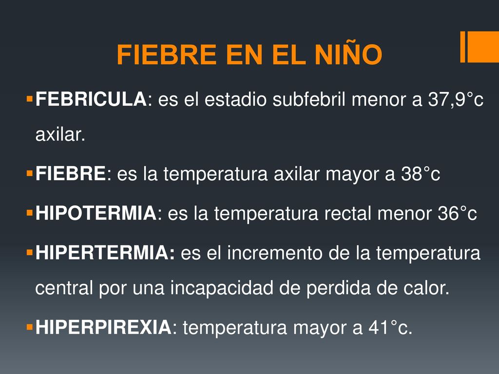 37 es fiebre para un nino